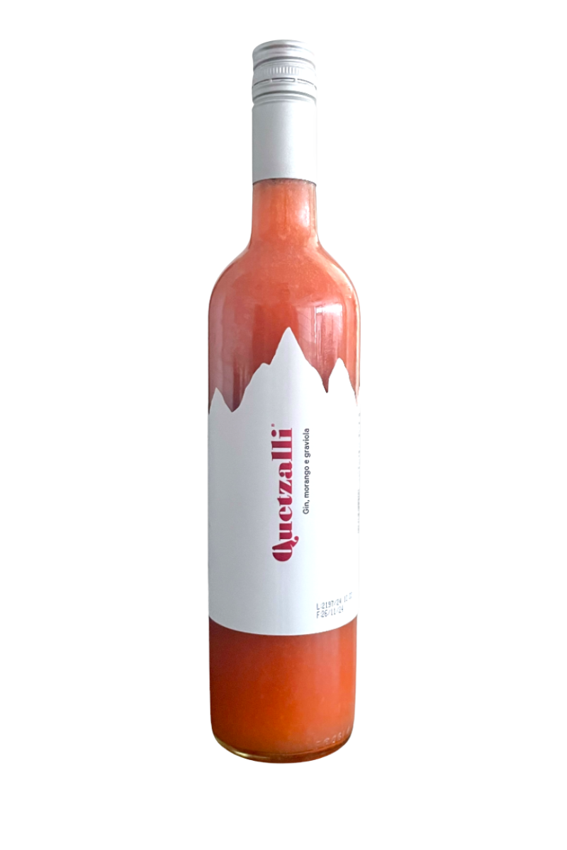 Quetzalli Gin Morango e Graviola